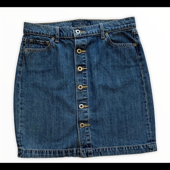 Lucky Brand Denim Pencil Skirt Sz 6/28 EUC - Picture 3 of 8